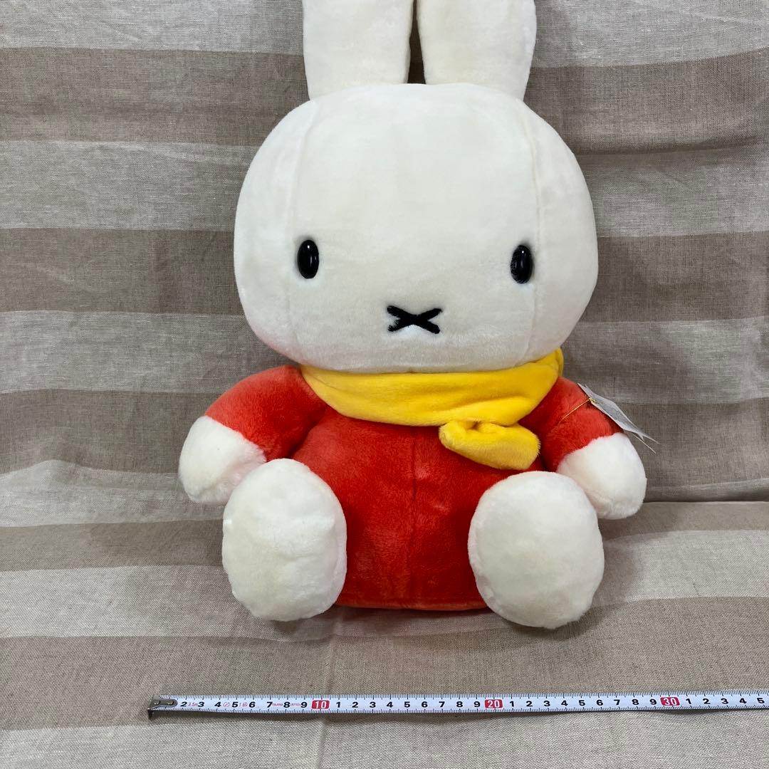 Miffy ディックブルーナ　マフラーミッフィー Lサイズ　イエロー　48cm