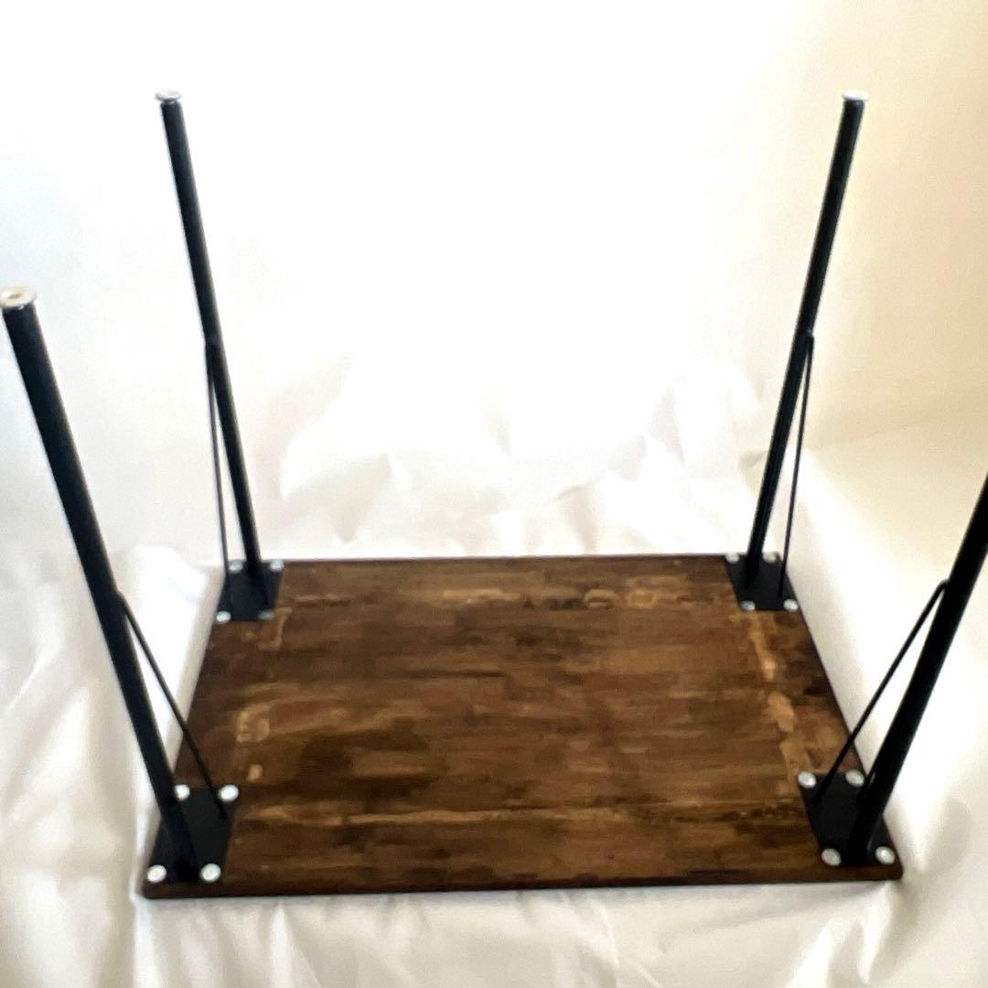 小ぶりな木の天板テーブル・作業台・85×55・高さ71.5cm