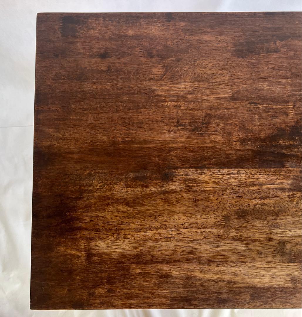 小ぶりな木の天板テーブル・作業台・85×55・高さ71.5cm