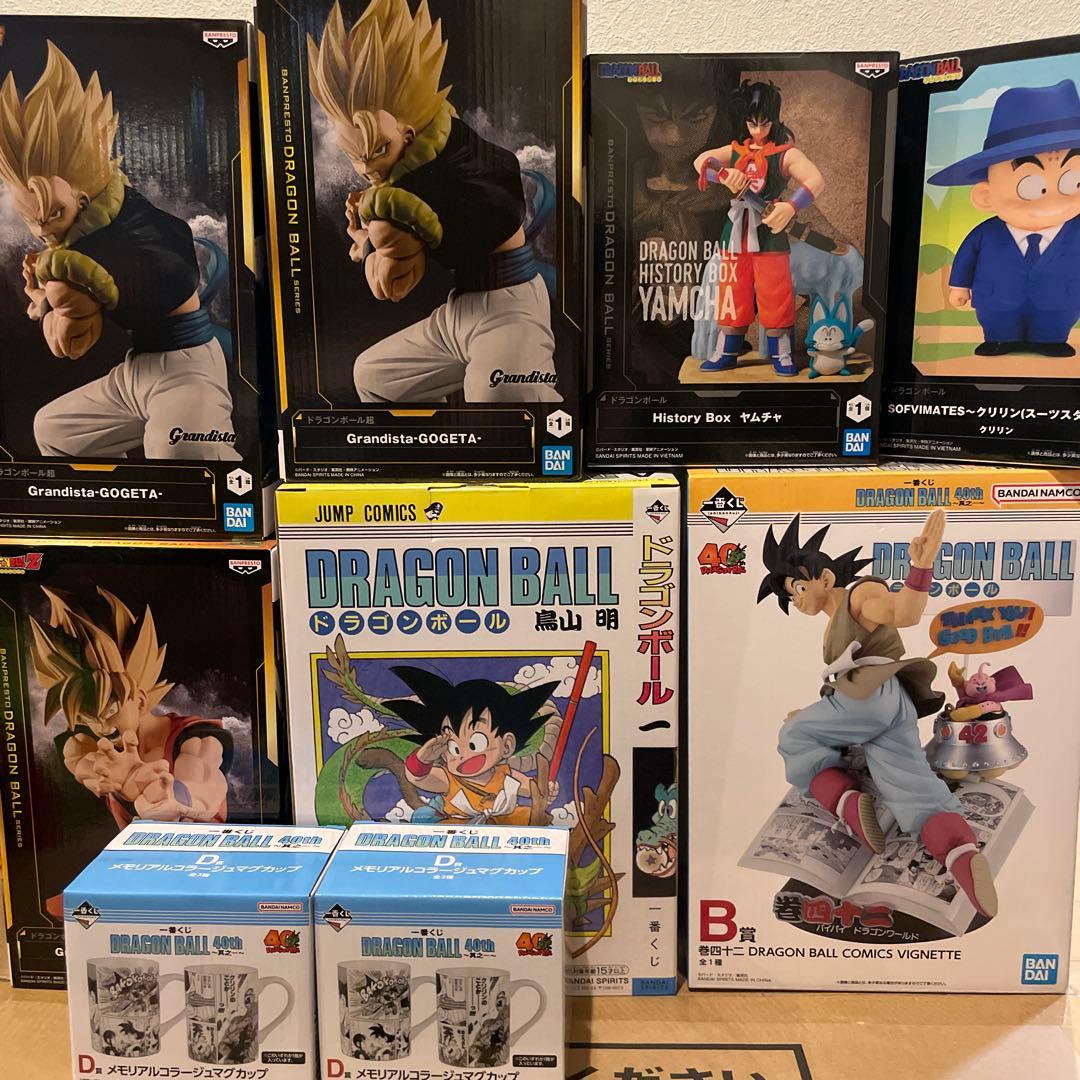 ドラゴンボール　フィギュア　クリアファイル、クリアポスター詰め合わせセット