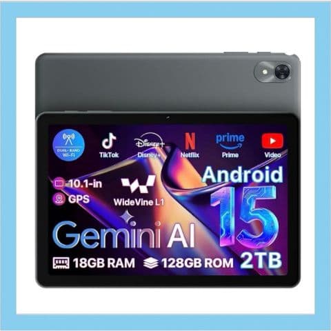 Android15 Gemini AI タブレット 10.1インチ Wi-Fi