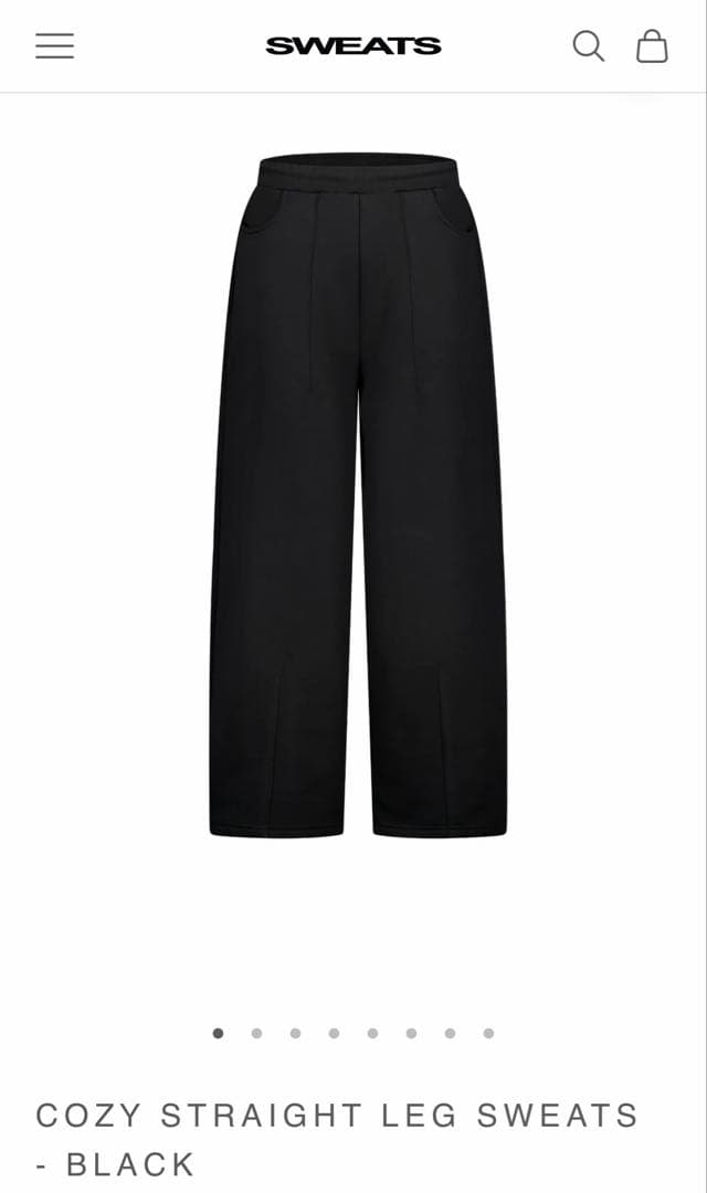 【年内まで】sweats collectiveスウェッツ黒パンツ