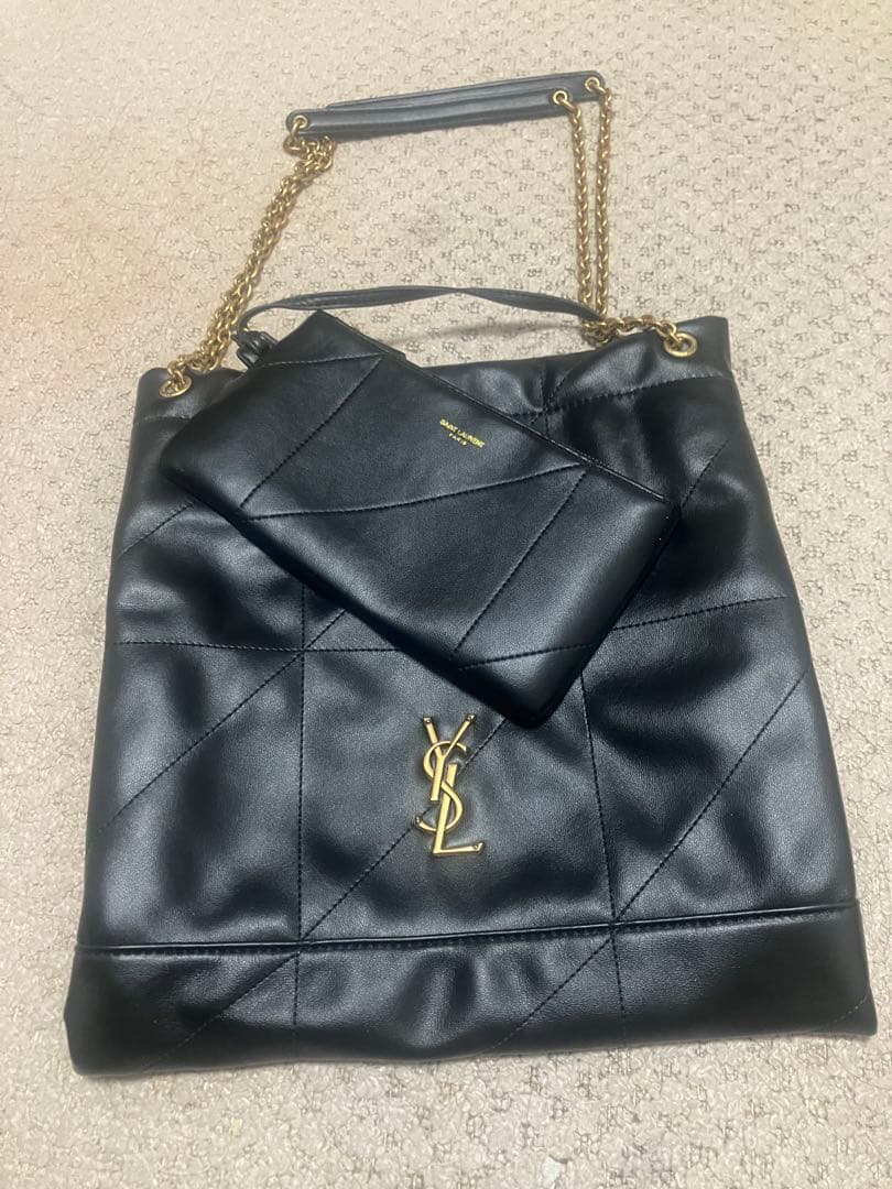 YSL ブラック ジェイミーショルダーバッグ