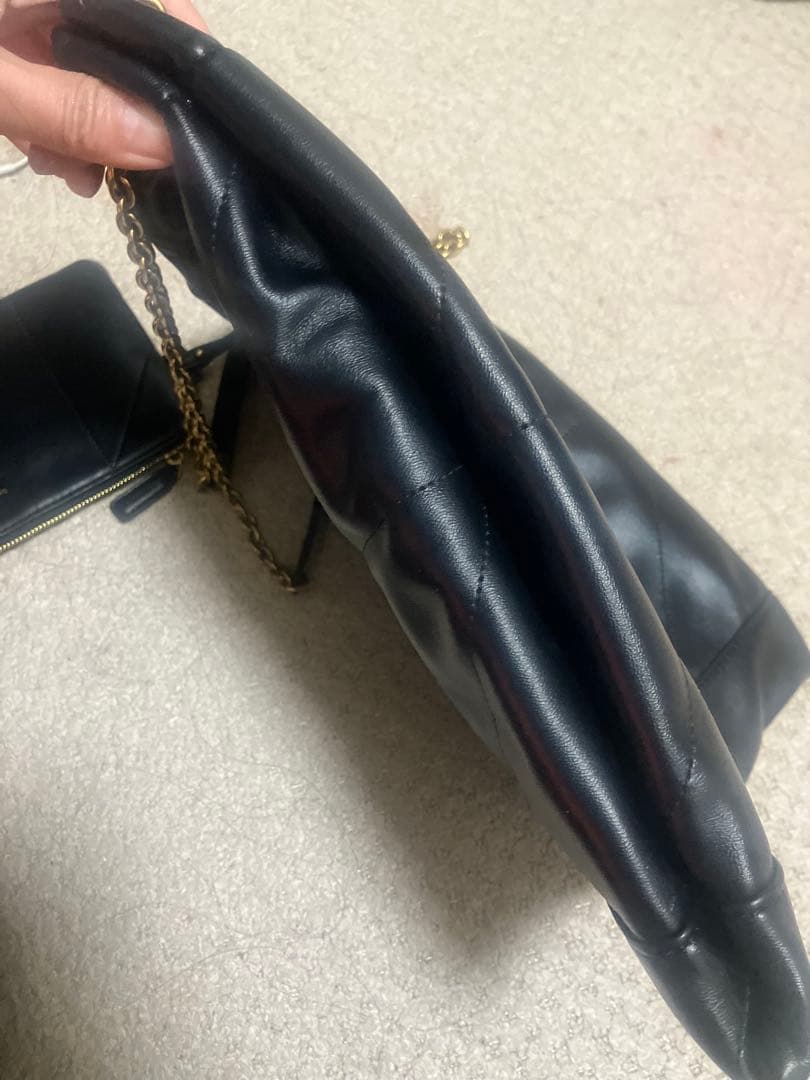 YSL ブラック ジェイミーショルダーバッグ