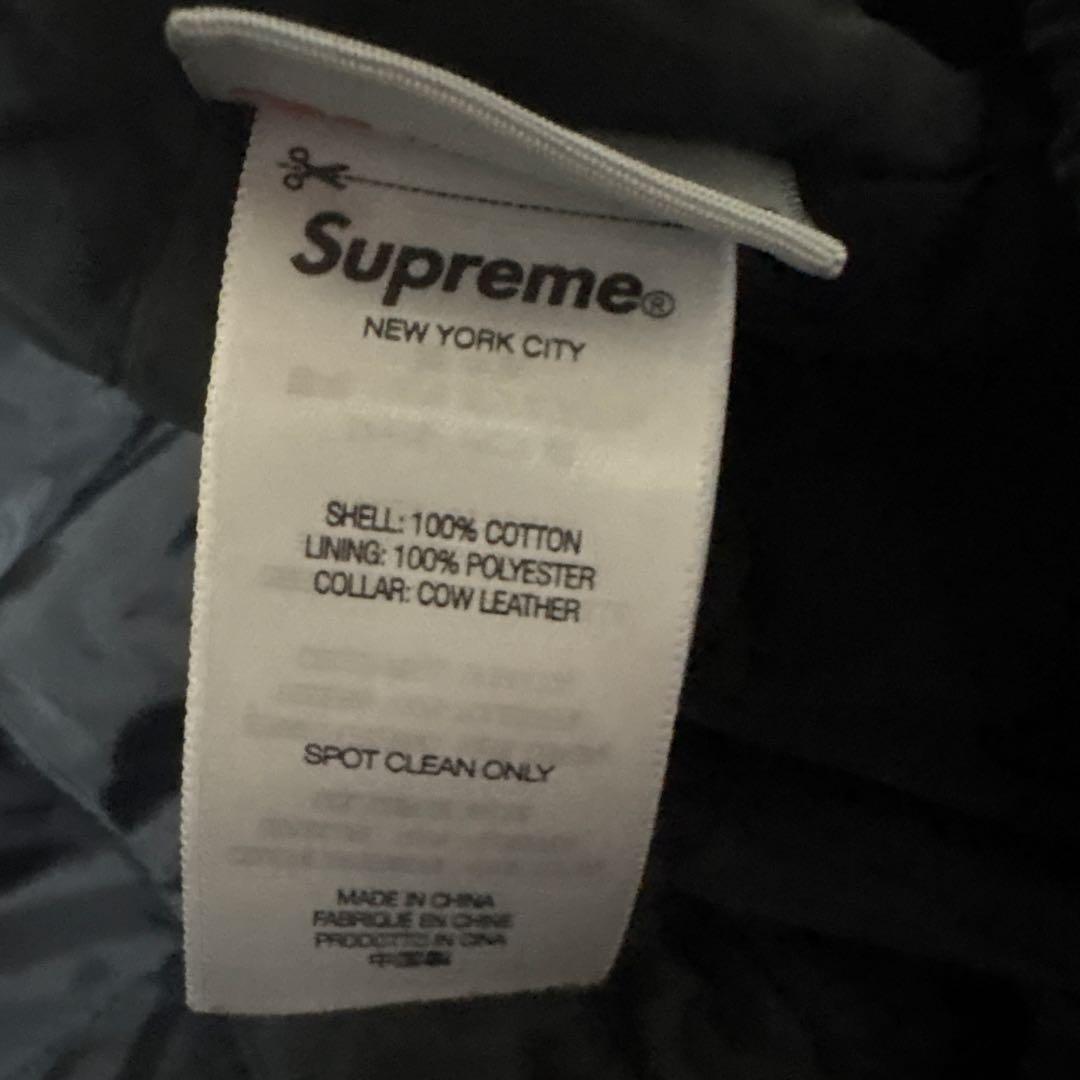 ジャケット・アウター Supreme Leather Collar Utility Jacket