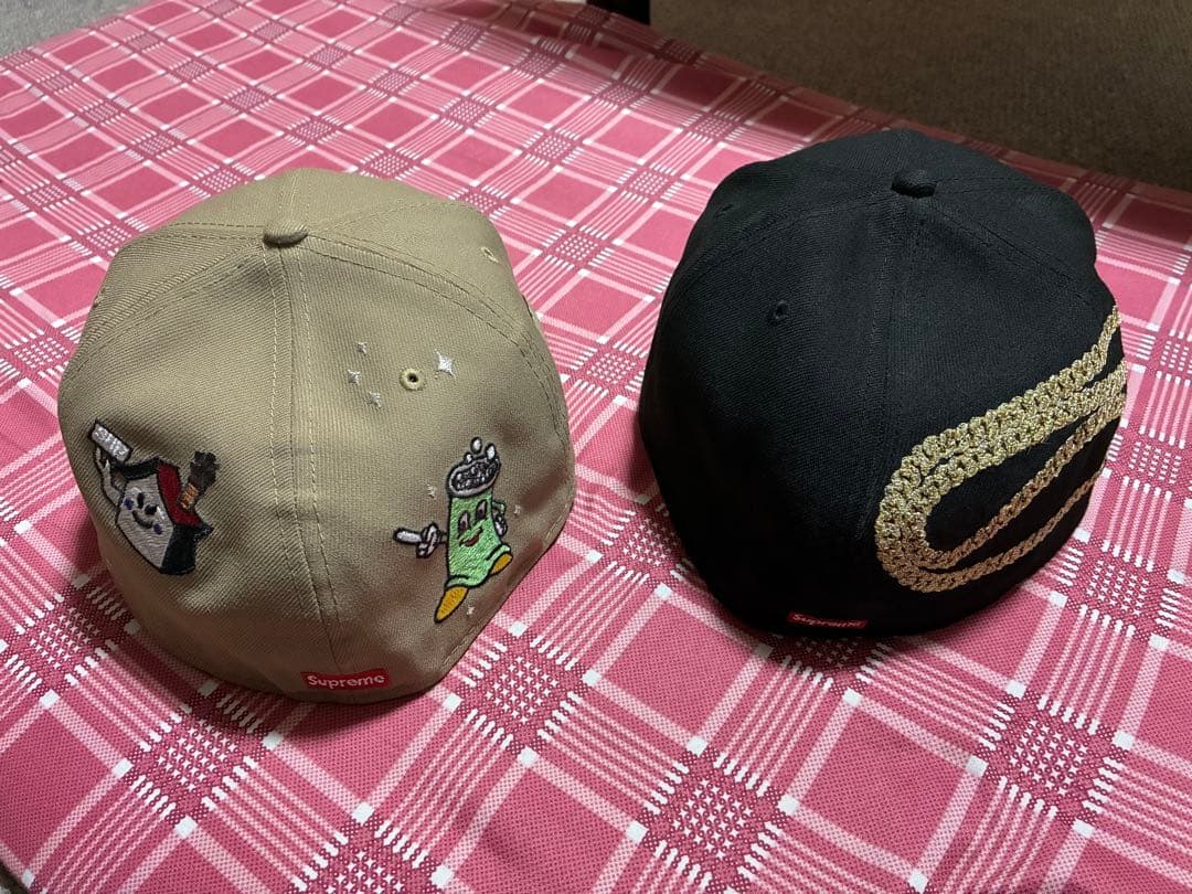 Supreme キャップ 2点セット ニューエラ