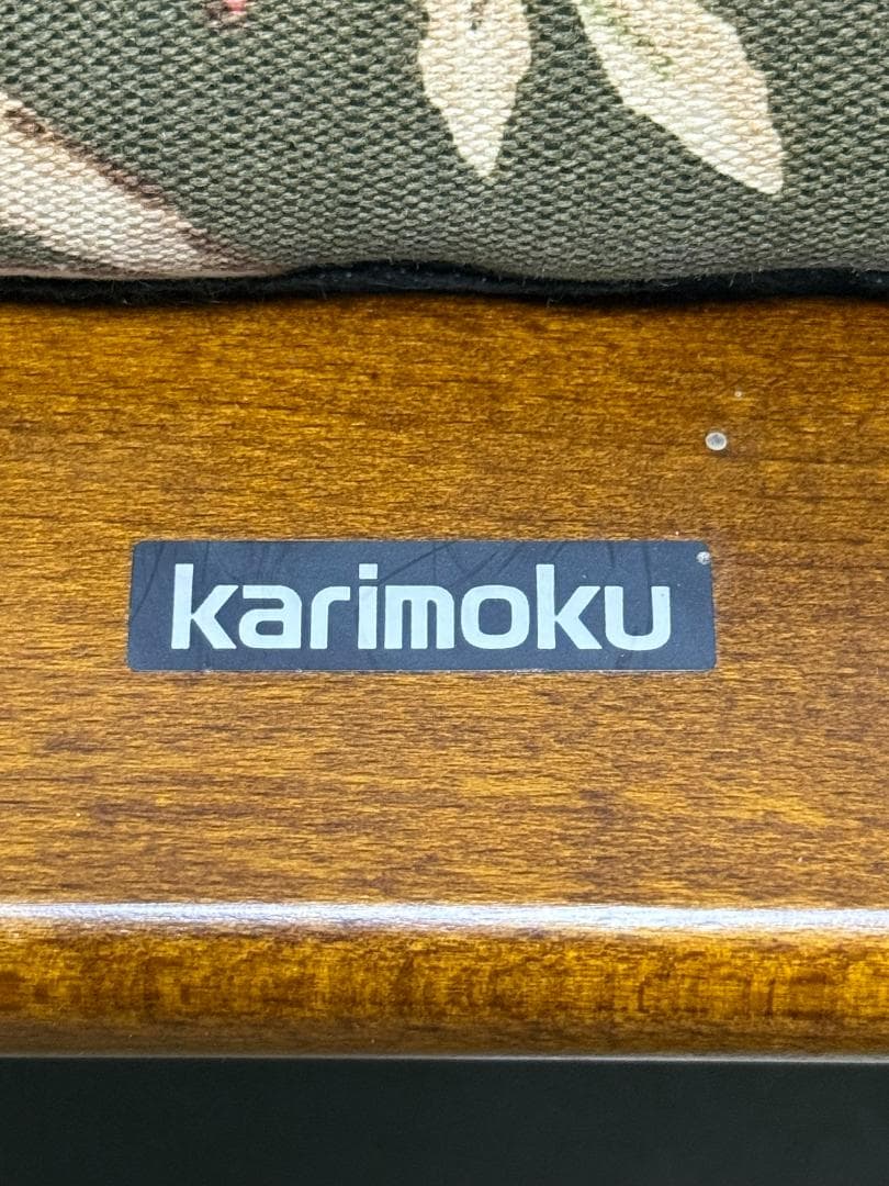 カリモクkarimoku コロニアル オットマン 花柄 レトロ