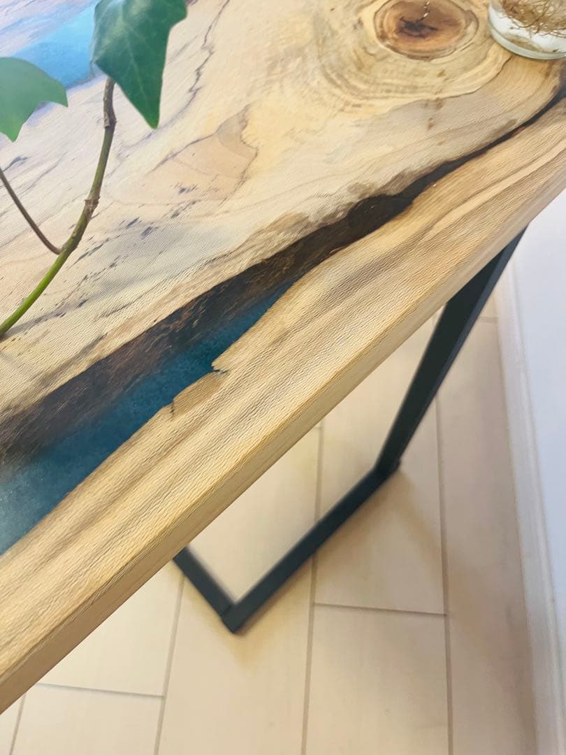 レジンテーブル　ソファテーブル　サイドテーブル