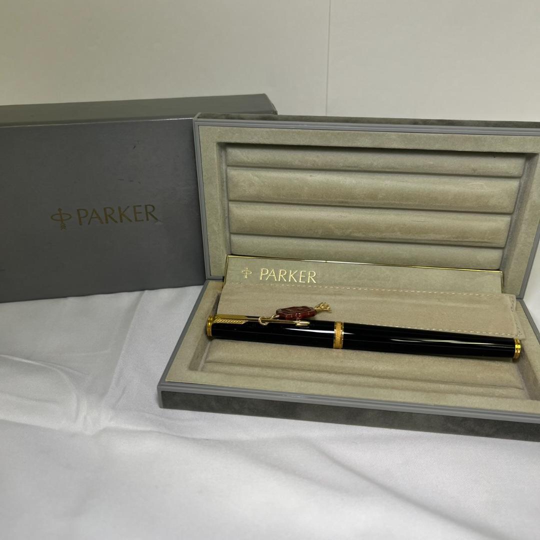 d*7様 【中古】PARKER パーカー 万年筆 18K ケース付き インク付き