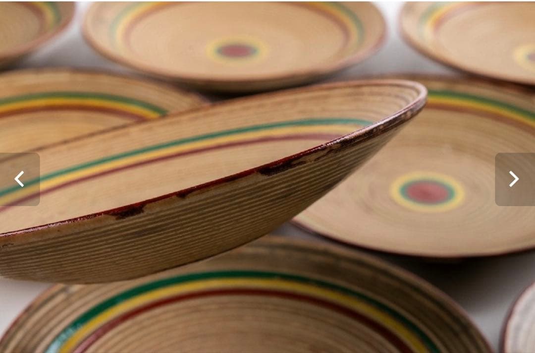 小坂屋 活洲 着彩独楽皿10客 共箱 魯山人　乾山 永楽善五郎　骨董