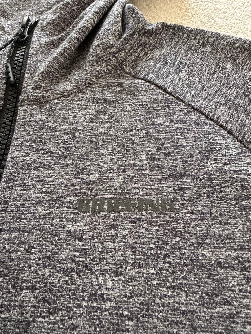 love cats BRIEFING グレー パーカー S