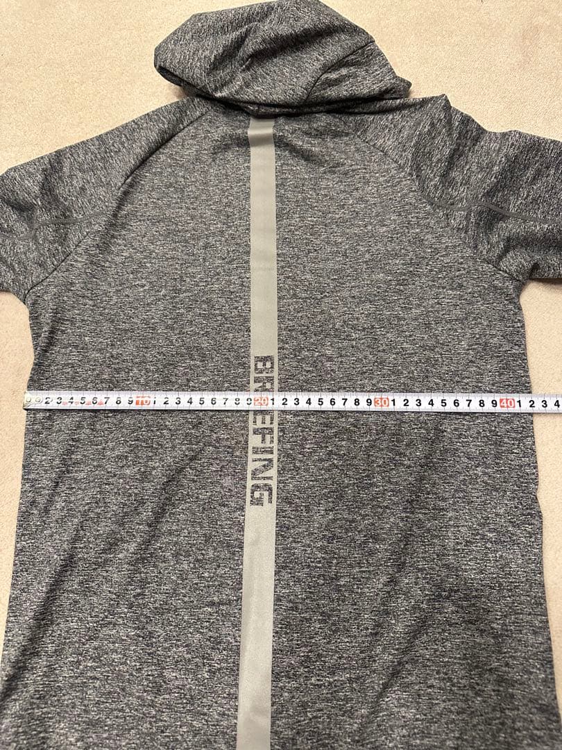 love cats BRIEFING グレー パーカー S