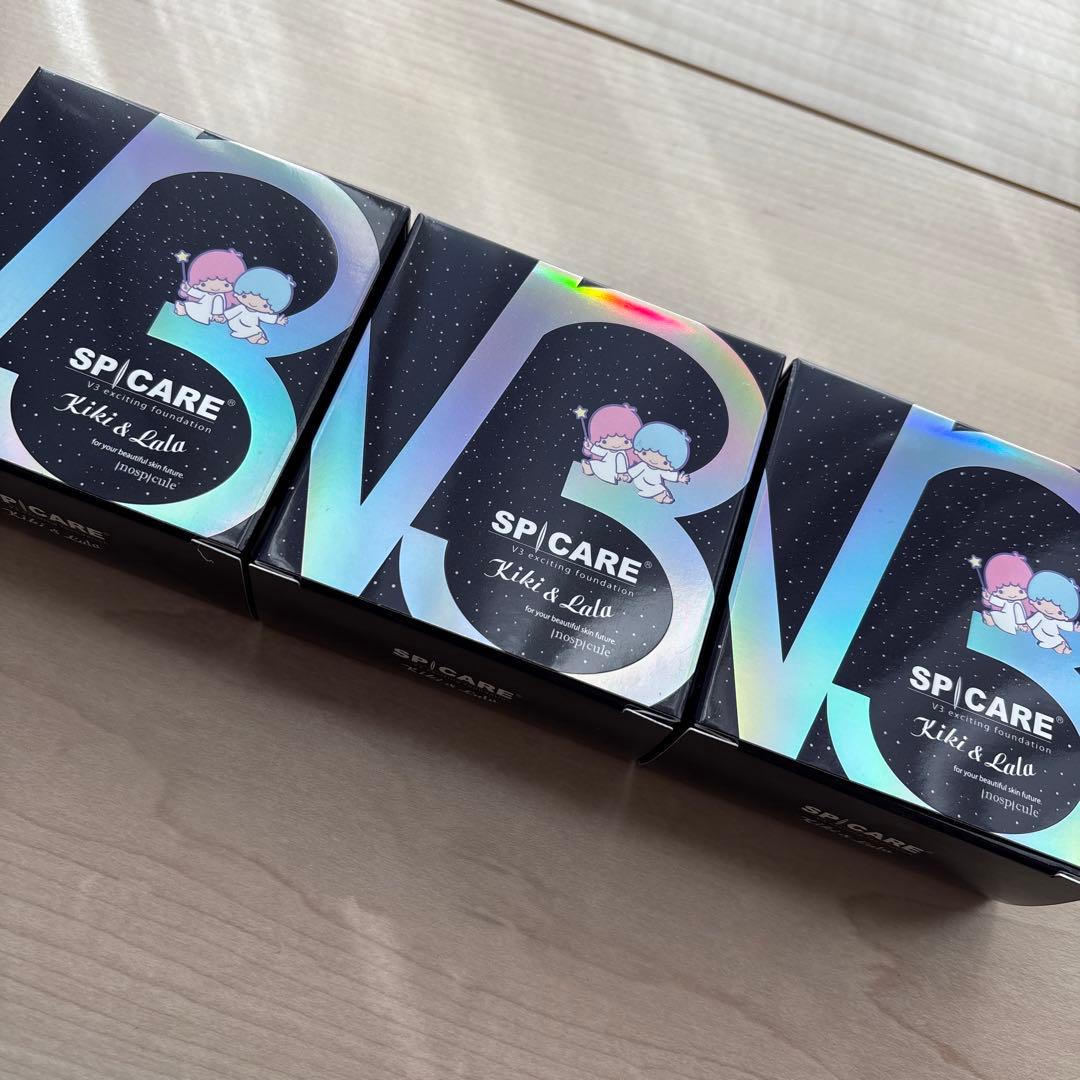 スピケア V3 エキサイティングファンデーションキキ&ララ ファンデーション3個
