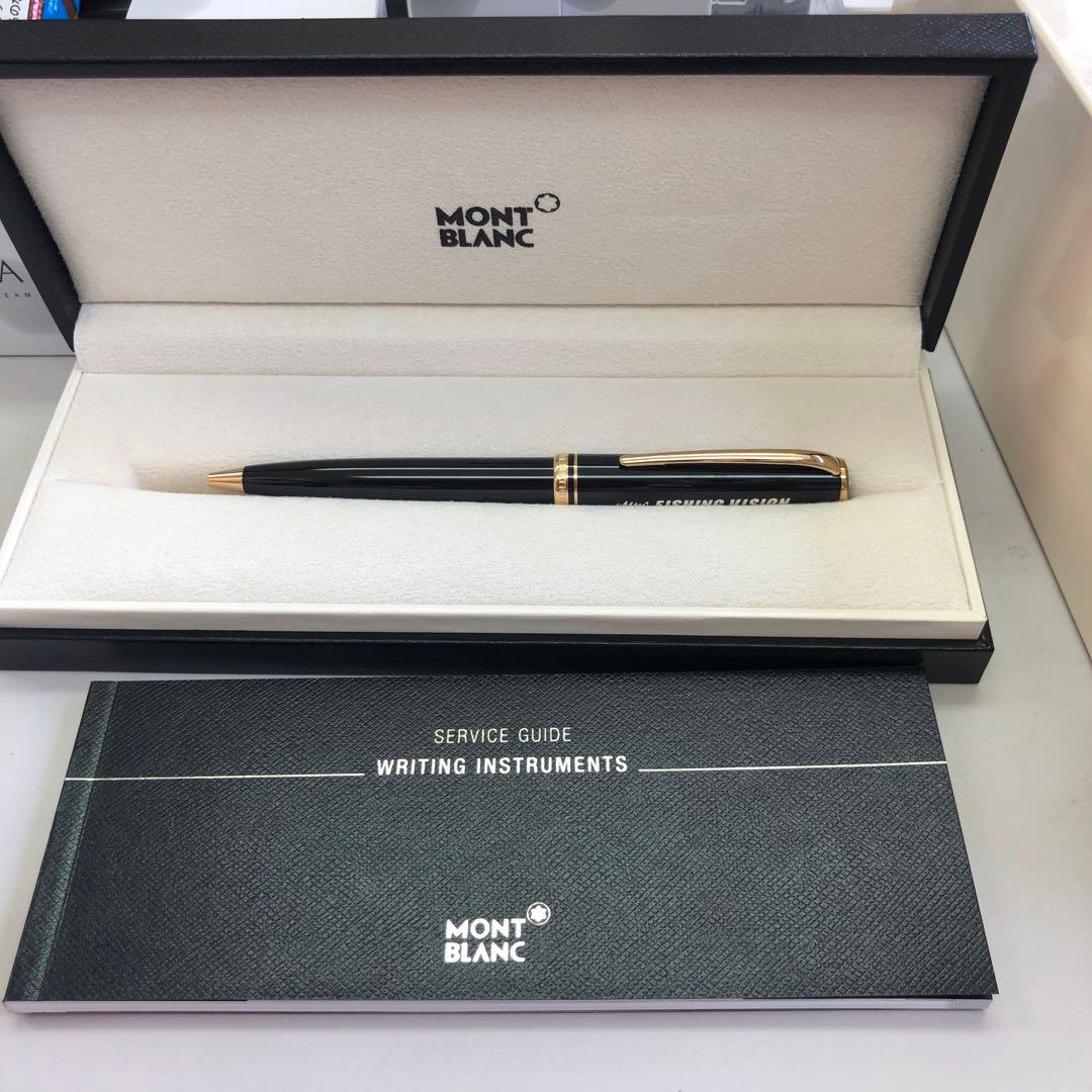 モンブランMONTBLANCジェネレーション　 プラチナブルー13210 ロゴ入