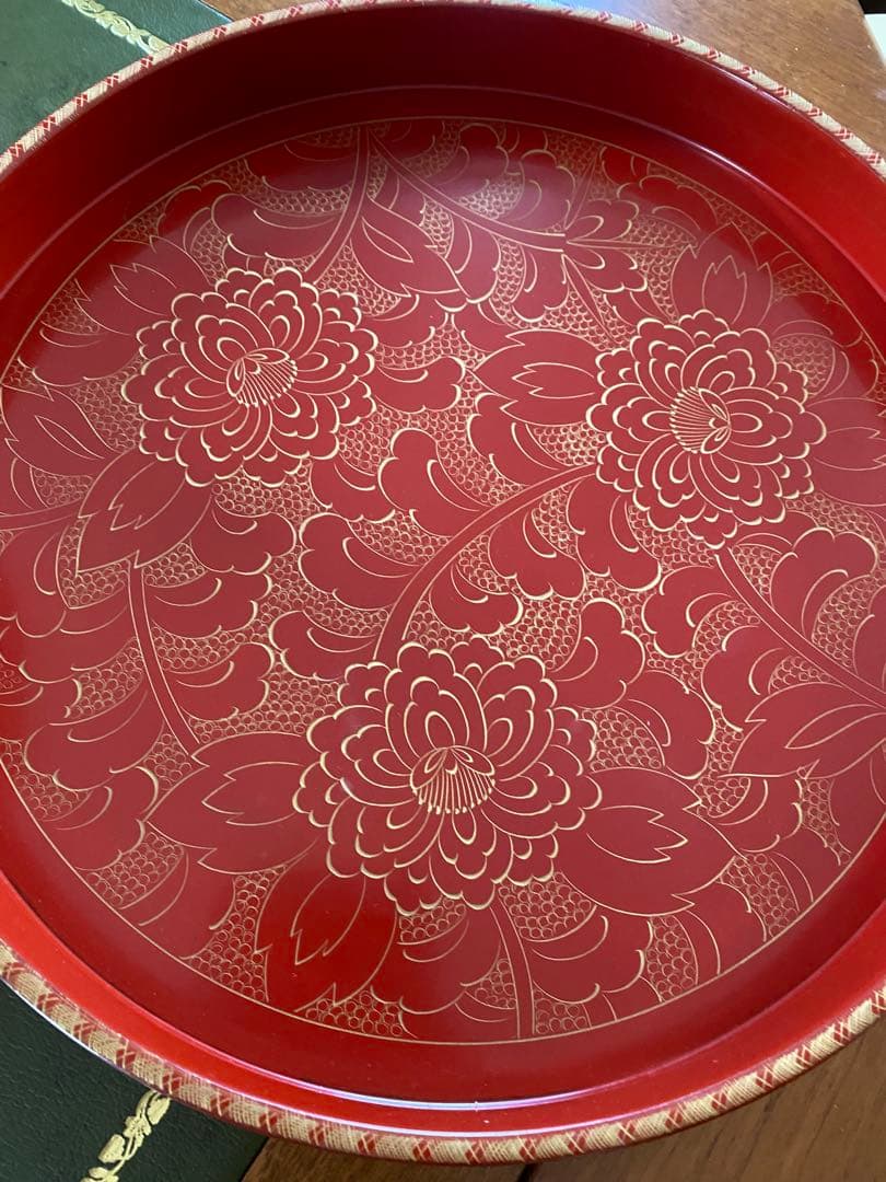 輪島塗　食籠　沈金　茶道具