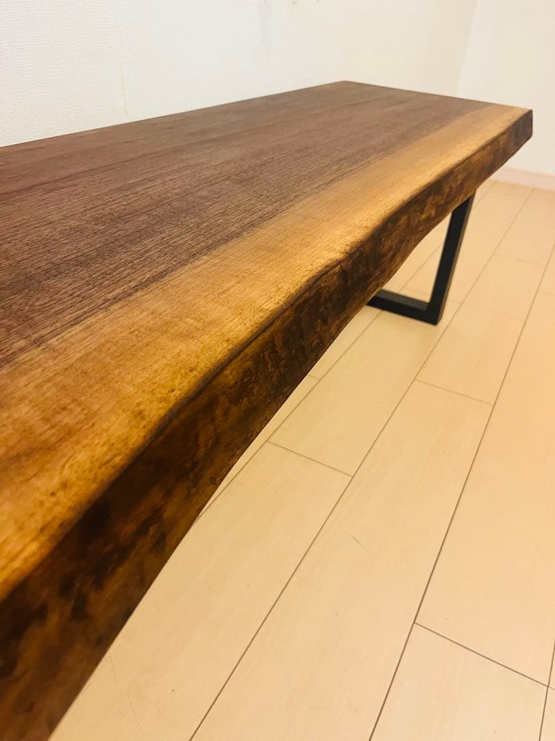 一枚板テーブル　カウンターテーブル　ウォールナット　ローテーブル　テレビ台