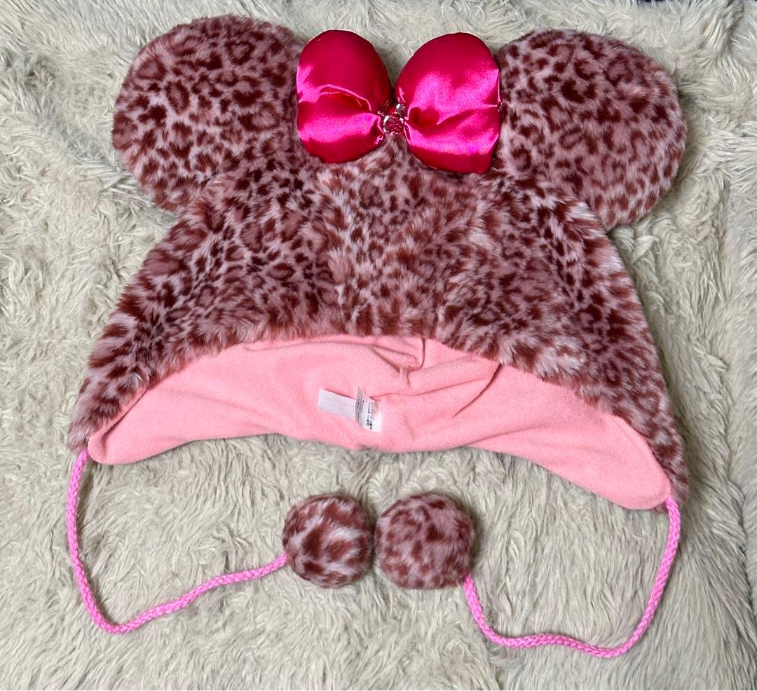 ディズニー ミニー ヒョウ柄ファンキャップ