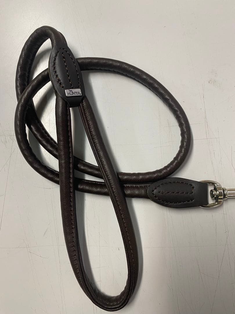 ハンター　高級牛革　犬用リード