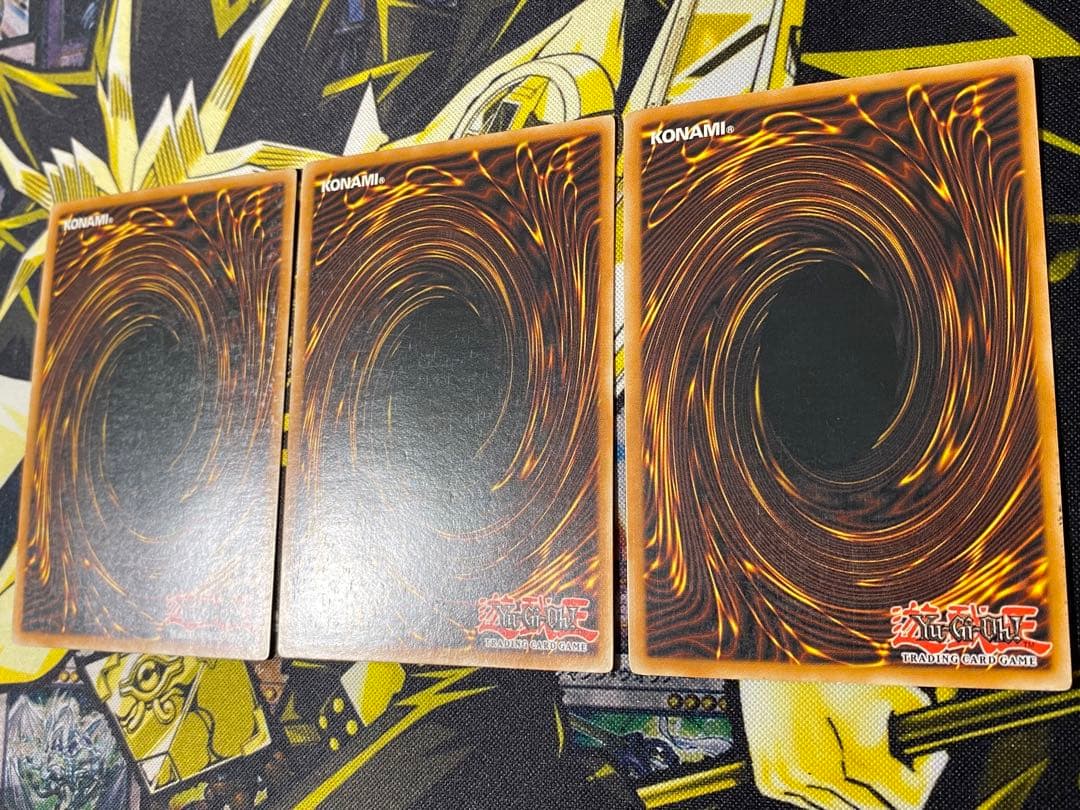 遊戯王 闇の誘惑 英語版 レリーフ 1st 3枚