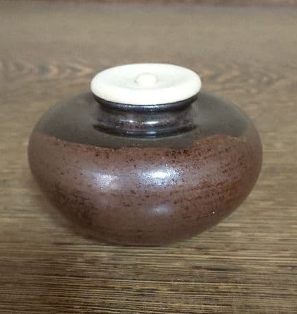 高取静山 茶入 高取 遠州流