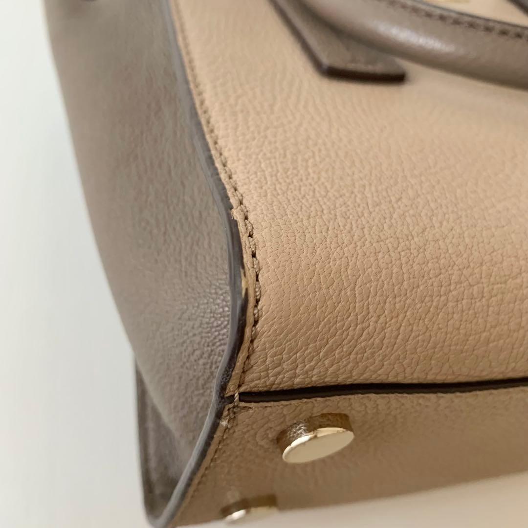 【マイケルコース】アレッサ　2way ハンドバッグ　ショルダーバッグ　ブラウン