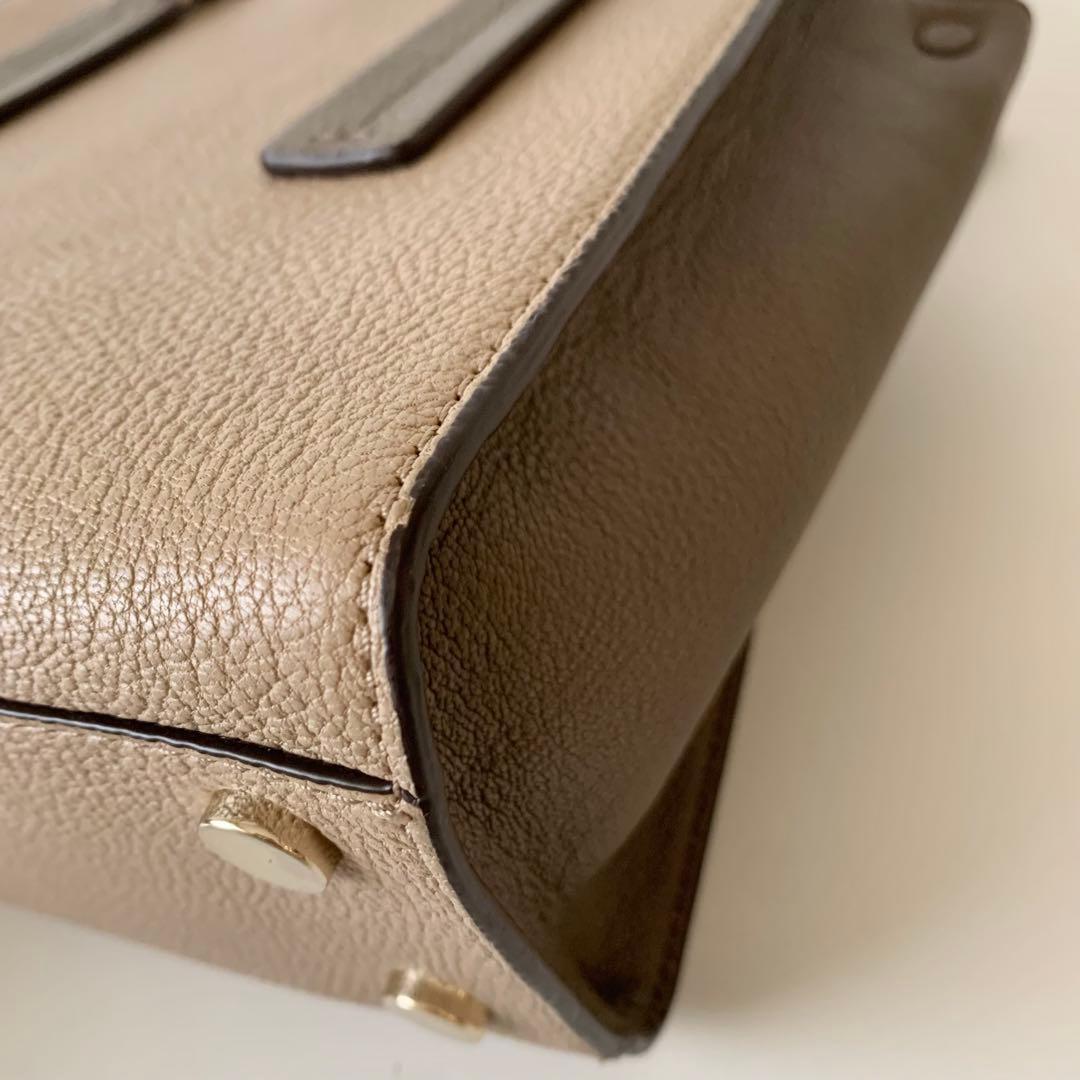 【マイケルコース】アレッサ　2way ハンドバッグ　ショルダーバッグ　ブラウン