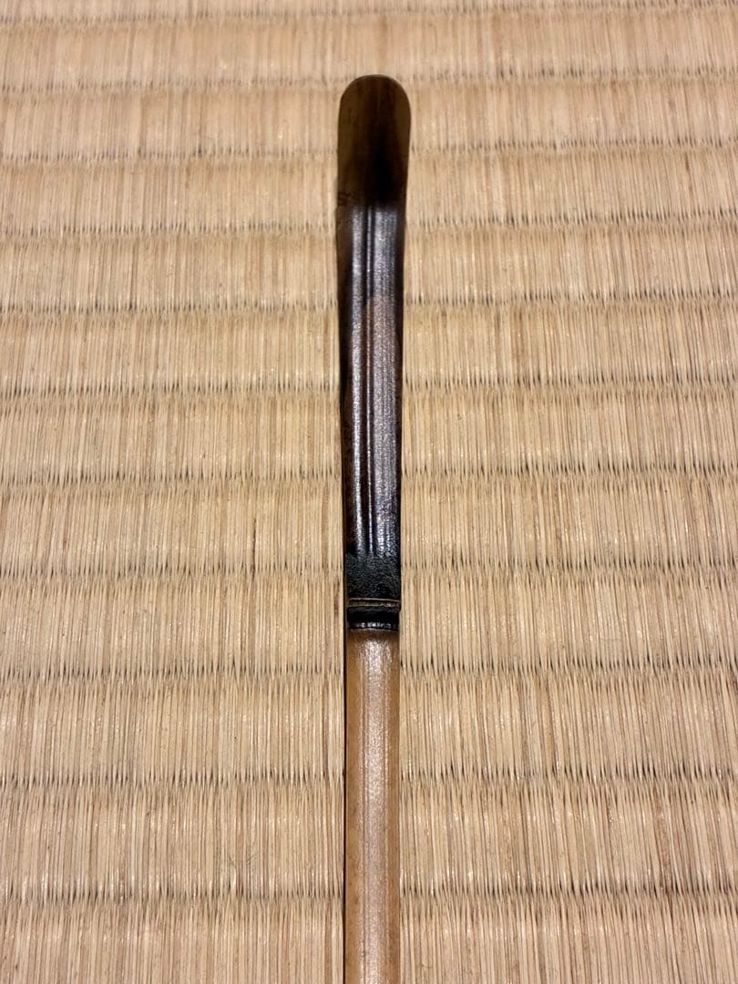 茶道具　浸竹茶杓　銘『明歴々』 南宋寺 田島碩應書付　久保左京削り