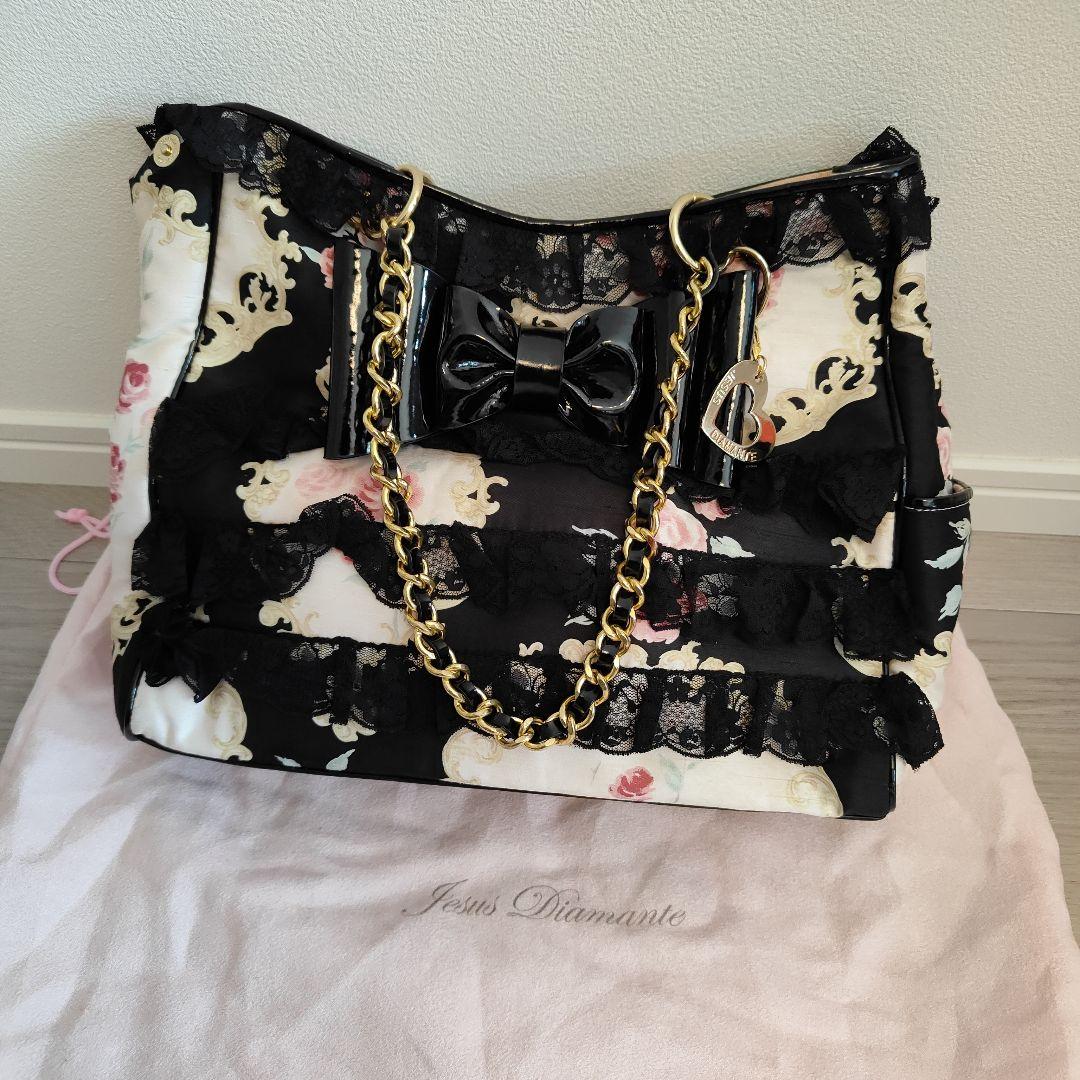 d*2様 ジーザスディアマンテ　薔薇　ショルダーバッグ