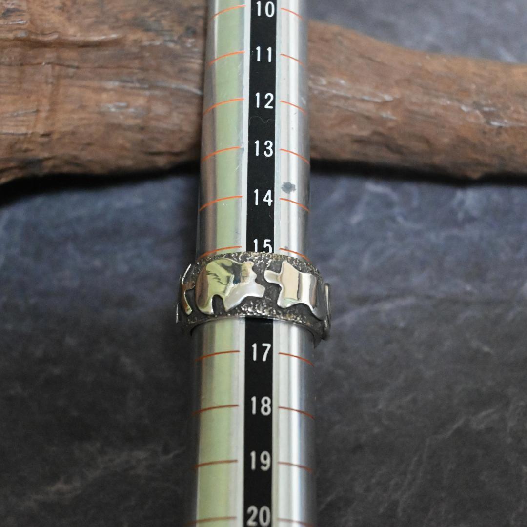 アレックスサンチェス(Alex Sanchez)ナバホ族　 ペトログリフ リング