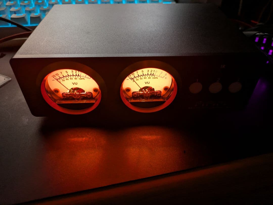 Nobsound L3 3チャンネル/VUメーター RCA セレクターボックス