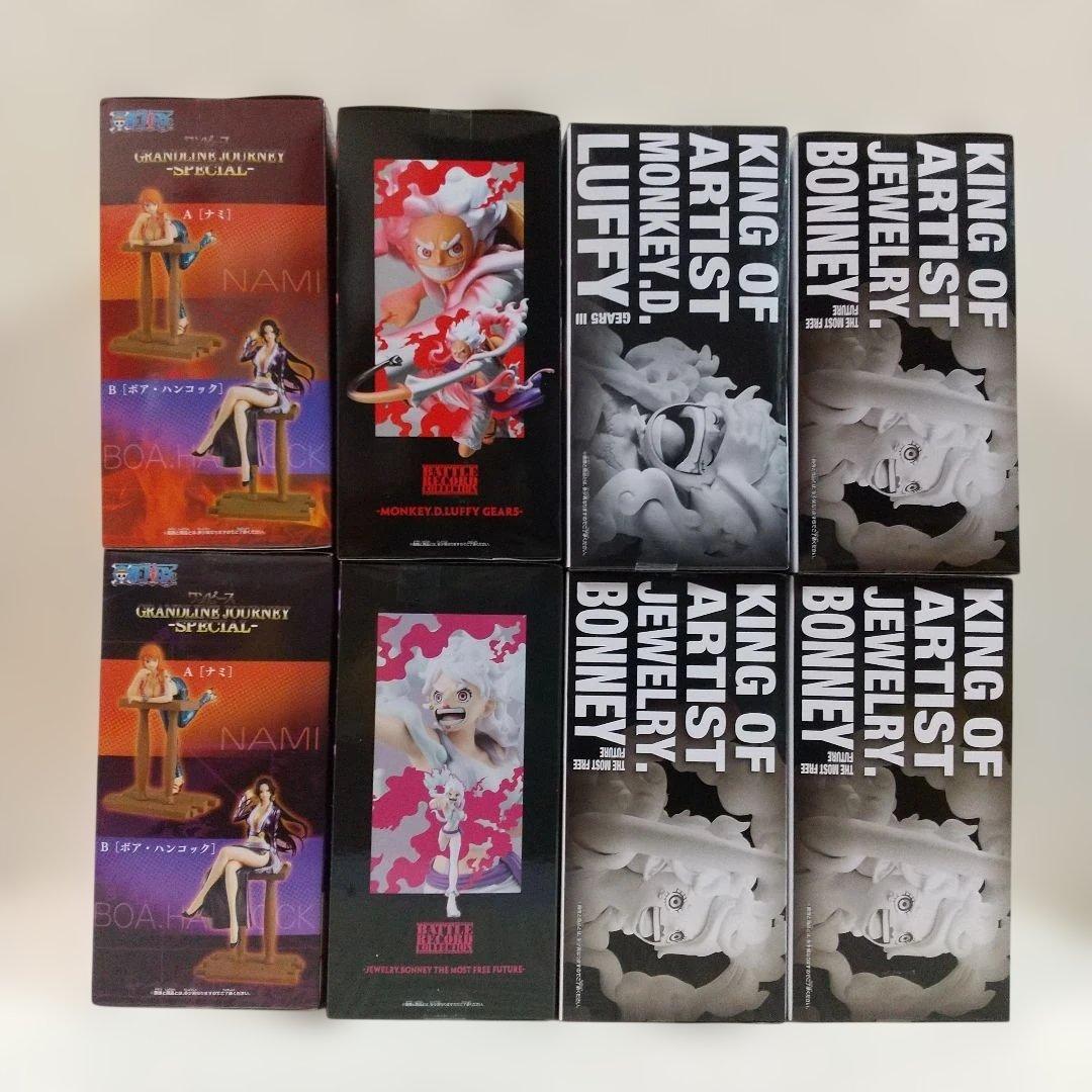 【8体セット】ワンピース フィギュア ナミ ハンコック ルフィ ジュエリーボニー