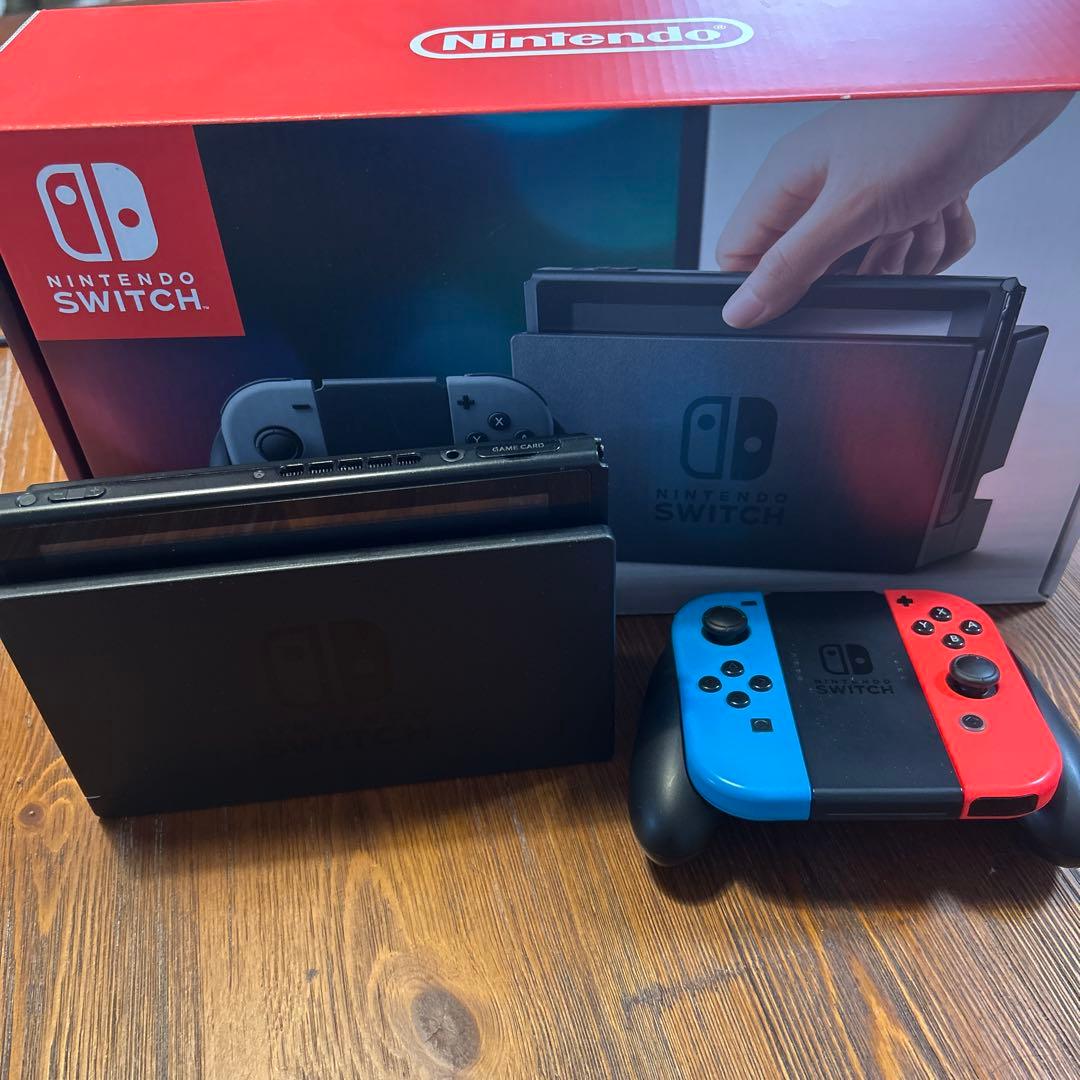 Nintendo Switch 本体（コントローラーは交換後です）