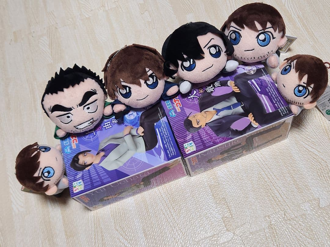 名探偵コナン 寝そべりぬい・ポーチ・クッションセット