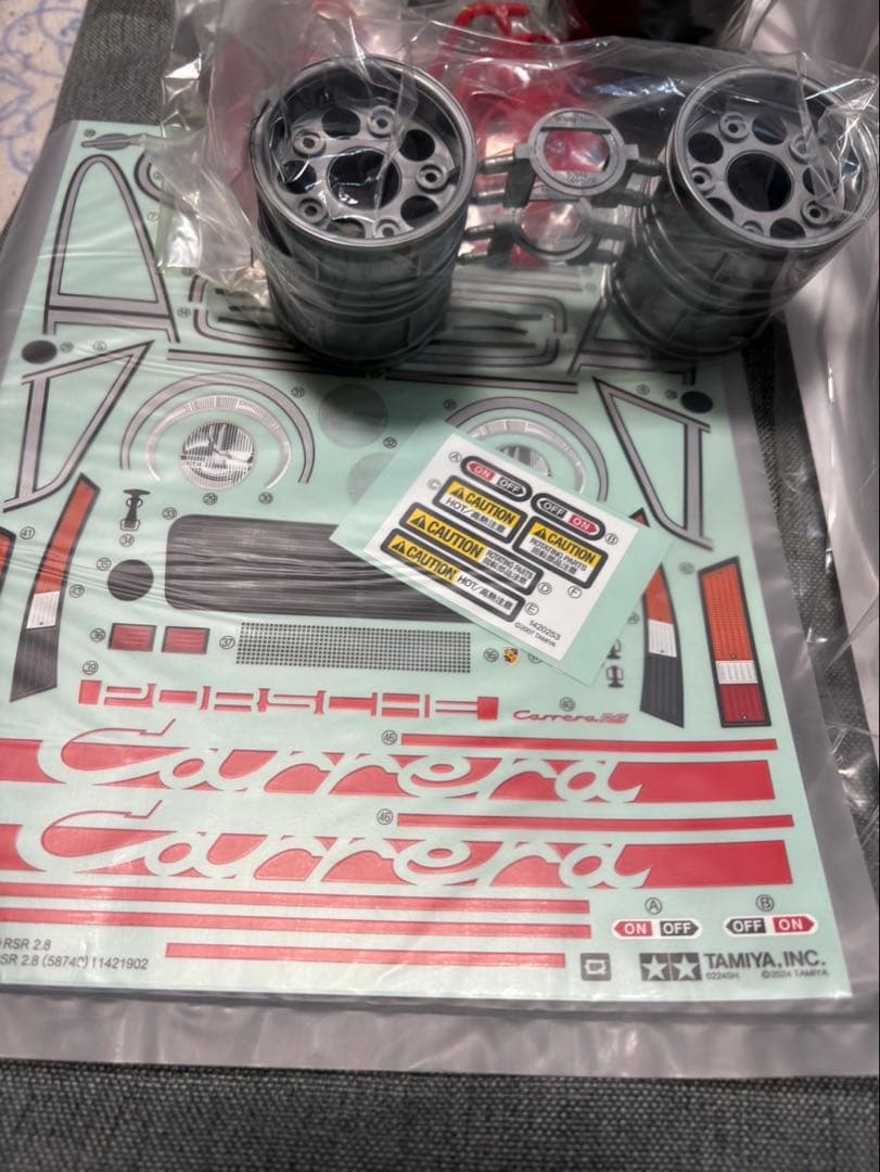 タミヤ BT-01 1/10RC ポルシェ塗装済ボディ