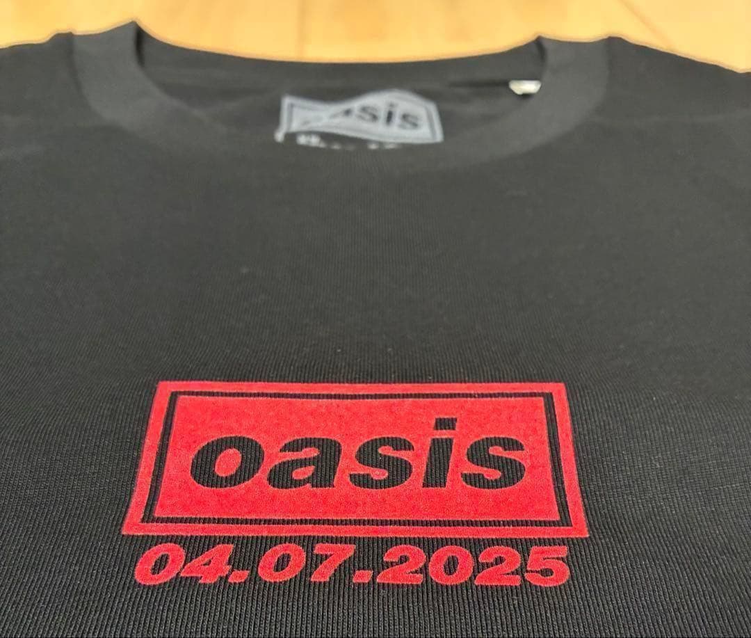 【現地購入】【正規品】oasis 再結成初日 カーディフ公演日付入りTシャツ