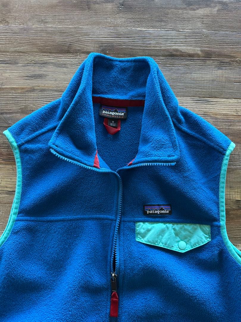 パタゴニア/snapt/ベスト/シンチラ/フリース/保温性/重ね着/コーデ