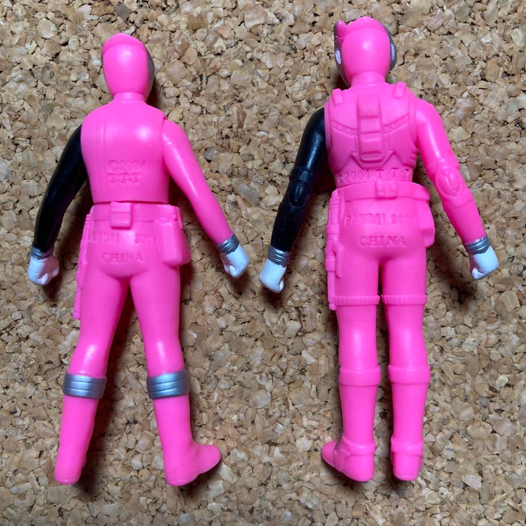 デカレンジャー食玩サイズソフビ17体　完全版