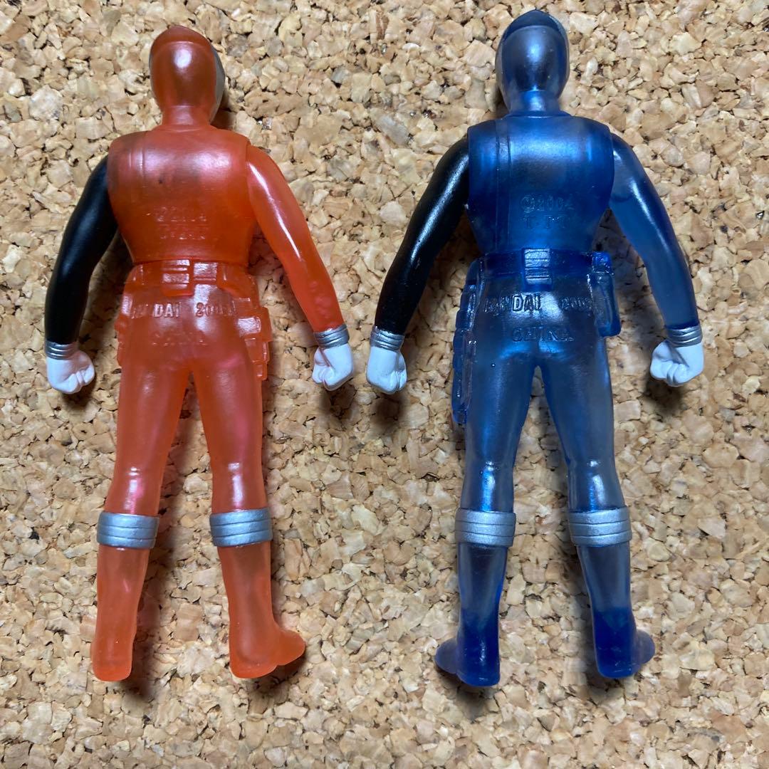 デカレンジャー食玩サイズソフビ17体　完全版