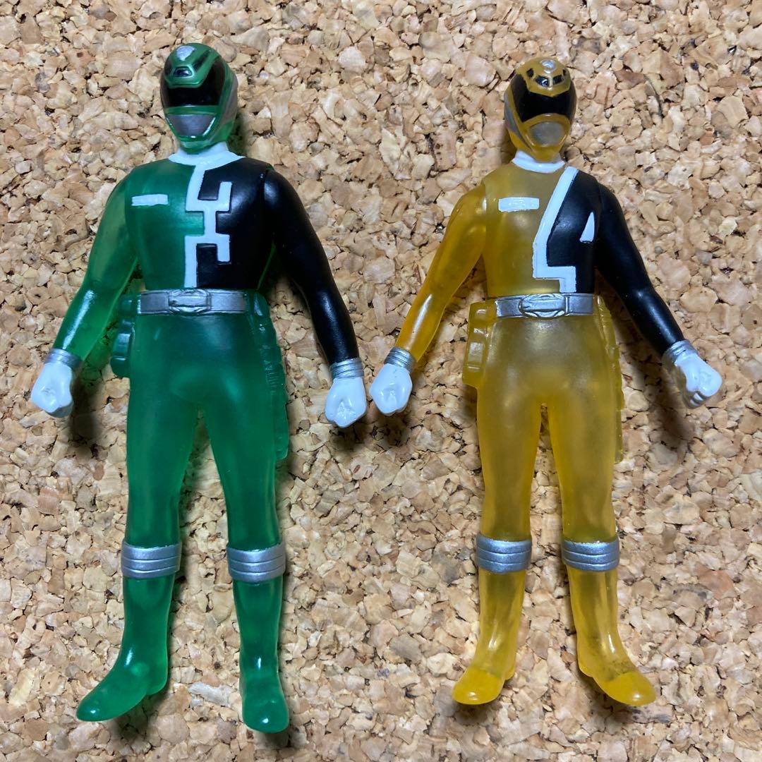 デカレンジャー食玩サイズソフビ17体　完全版