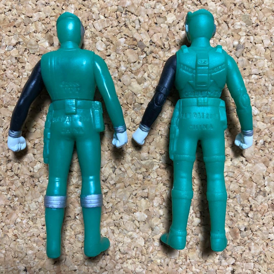 デカレンジャー食玩サイズソフビ17体　完全版