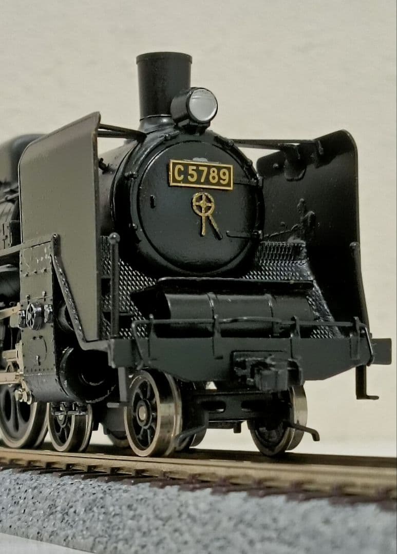 HOゲージ 天賞堂アダチ Ｃ57蒸気機関車、カンモーター、メンテナンス済