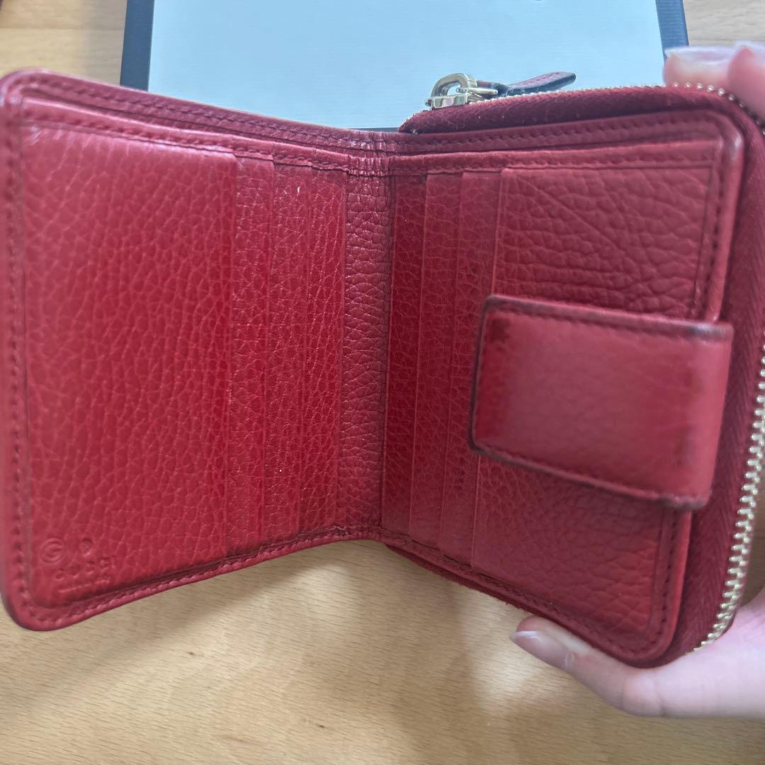 【週末だけ-1,000円】GUCCI GGキャンバス 二つ折り財布