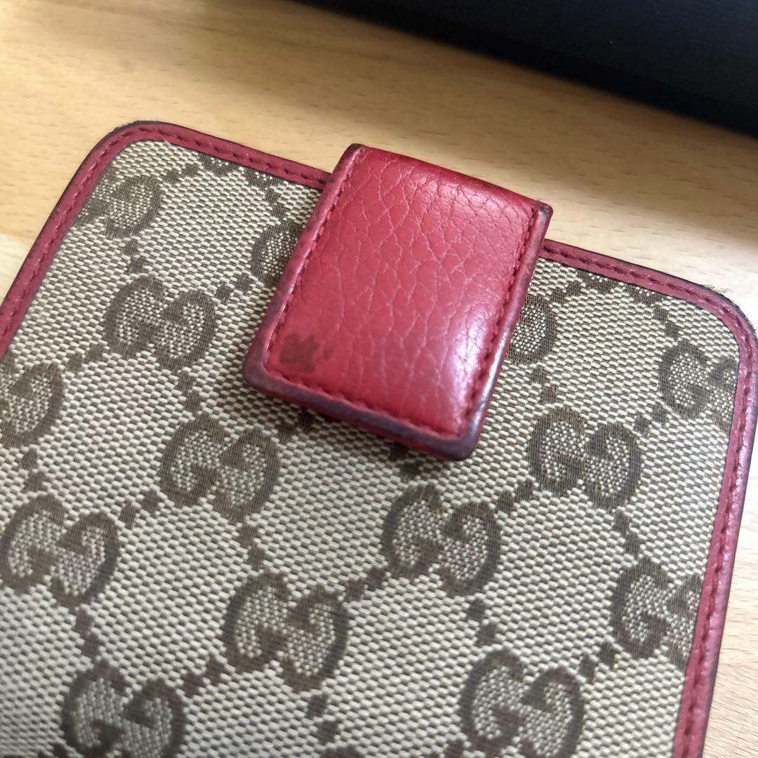 【週末だけ-1,000円】GUCCI GGキャンバス 二つ折り財布