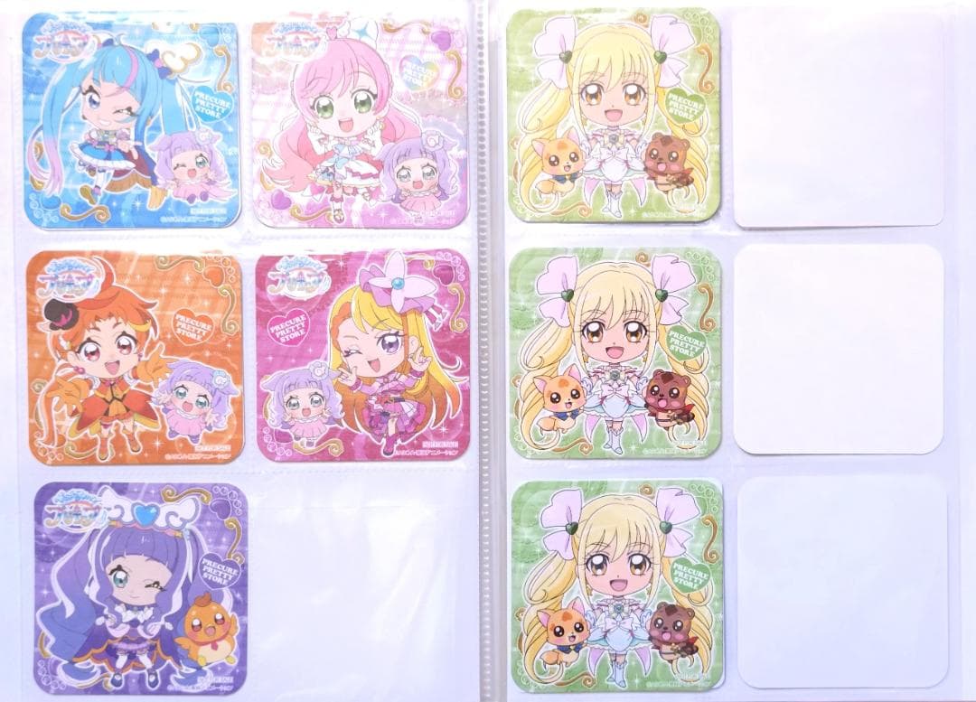 プリキュア プリティストア 限定 非売品 ポイント 交換品 コースター 全80種