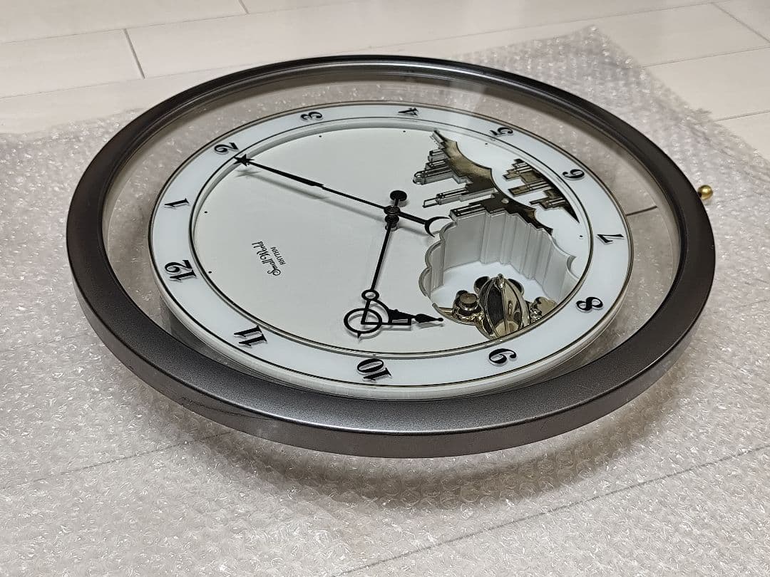 スモールワールド ホバー からくり時計 メロディ 遊針 動作確認済み レア 白