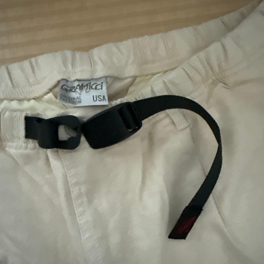 GRAMICCI × NANO UNIVERSE デニムクライミングパンツ　白