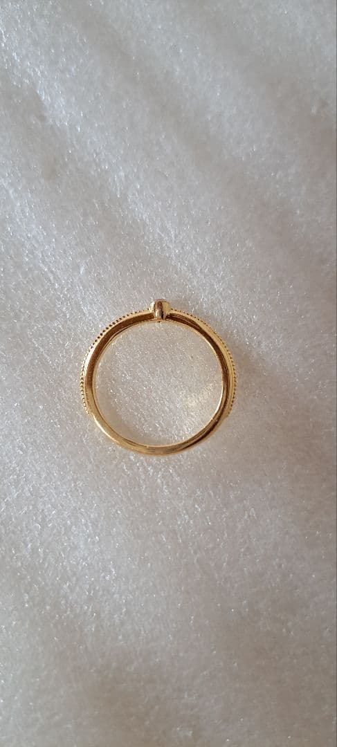 アガットダイヤリングK18