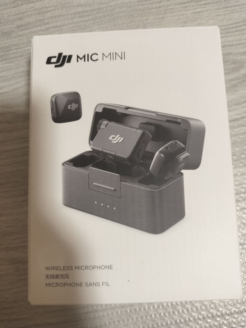 DJI Mic Mini（2 TX + 1 RX + 充電ケース） ピンマイク
