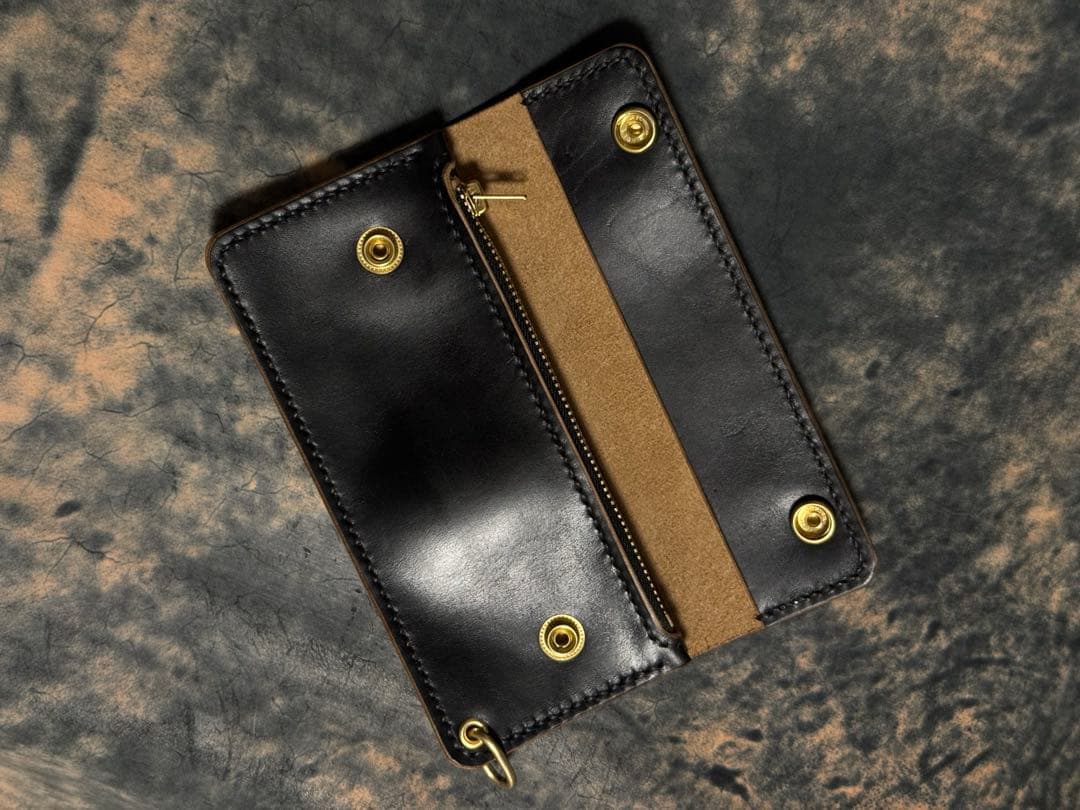 1点限定!MARYAM社HORSE BUTT(茶芯)トラッカーウォレット