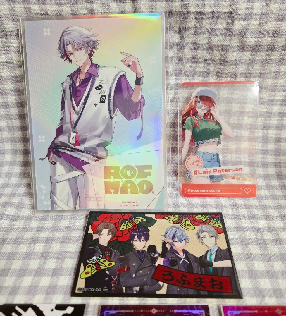 にじさんじ ポストカード カード チェキ ステッカー